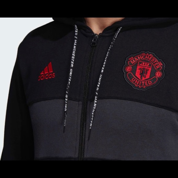Last one! Adidas Manchester United Hoodie NWT XL - Picture 3 of 5